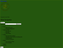 Tablet Screenshot of cannabis-social-clubs.be